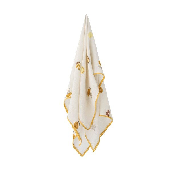 Bijela deka za bebe 80x100 cm Agnes – Bloomingville Mini-image-4