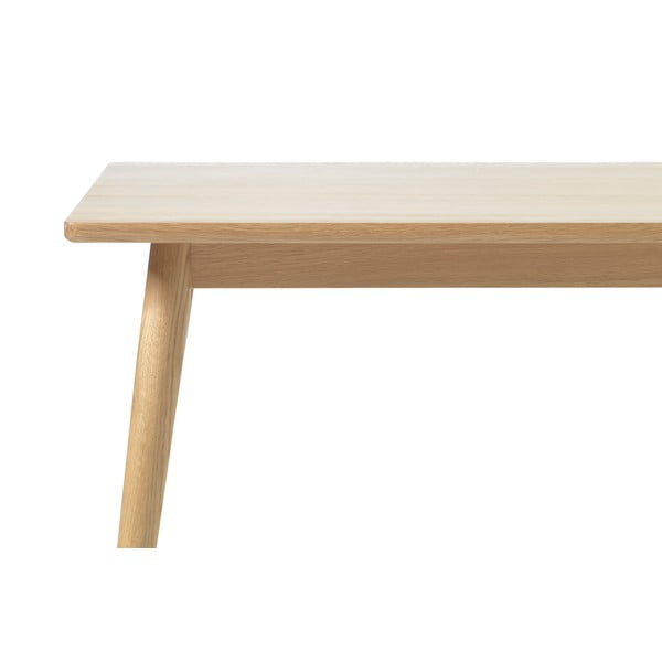 Proširiv blagovaonski stol s pločom stola u dekoru hrasta u prirodnoj boji 150x90 cm Barrali – Unique Furniture-image-3