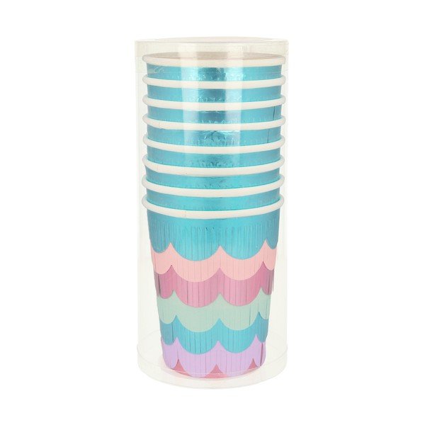 Papirnate jednokratne čaše u setu 8 kom Mermaid – Meri Meri-image-2