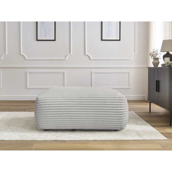 Svijetlo sivi tabure od samta Lucien – Bobochic Paris-image-1