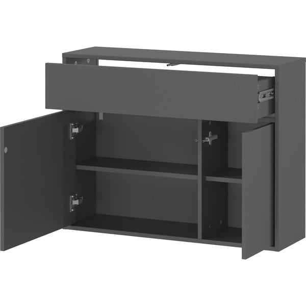 Antracitno sivi ormarić 83x63x25 cm Ameca 2.0 – Germania-image-3