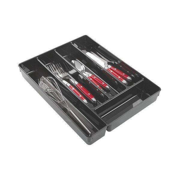 Crni komoda InterDesign Linus, 27 x 35 cm-image-1