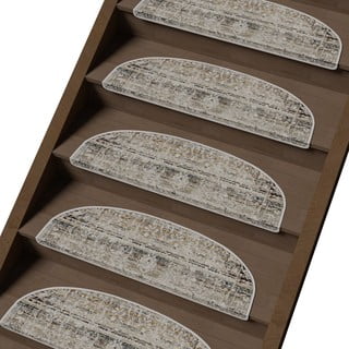 Bež set tepiha za stepenice 16 kom 20x65 cm Cottage Warmth – Vitaus