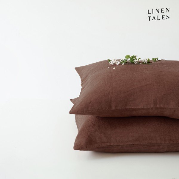 Lanena jastučnica 50x70 cm Chocolate – Linen Tales