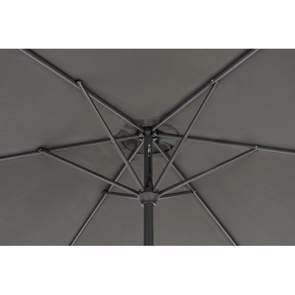 Crni suncobran ø 300 cm Roja - Rojaplast-image-1