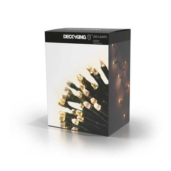 Zelena LED svijetleća girlanda DecoKing Basic, 200 svjećica, duljina 19,93 m-image-2