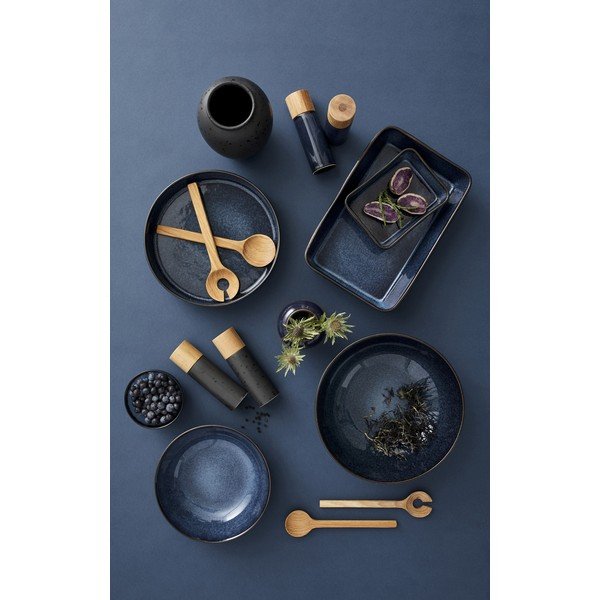 Tamno plavi keramički komplet mlinova za papar i sol 2 kom Gastro Blue – Bitz-image-1