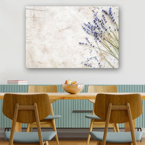 Staklena slika 100x70 cm Lavender - Wallity-image-1