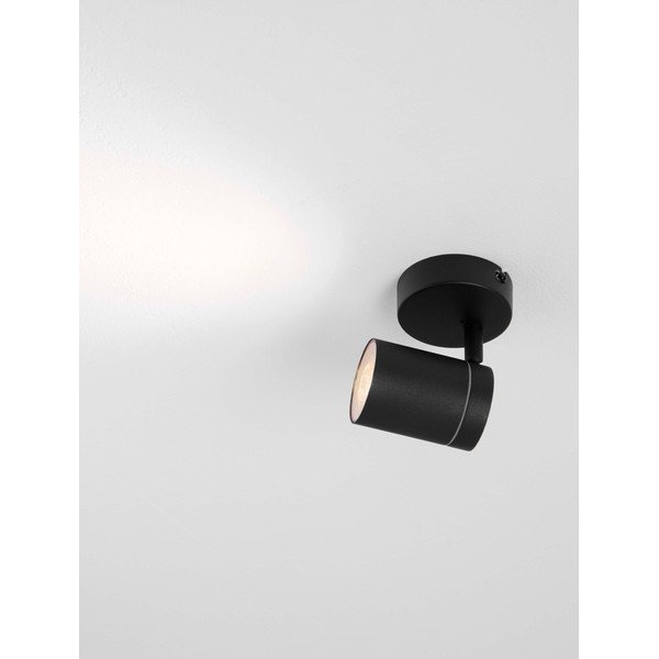 Mat crni metalni reflektor sa savitljivom konstrukcijom 12x8 cm Alma – Nova Luce-image-3