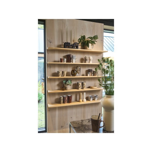 Crvene šalice u setu 4 kom za espresso od kamenine 100 ml Hela – Villa Collection-image-3