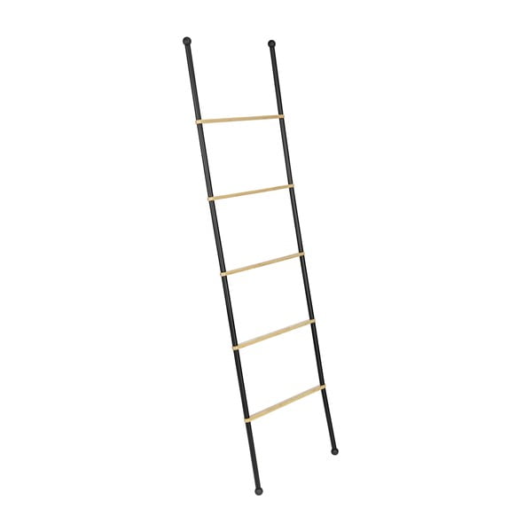 Crne-natur metalne dekorativne ljestve Bambusa – Wenko-image-1