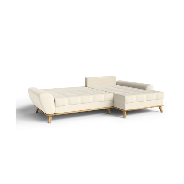 Krem sklopiva kutna garnitura (s desnim kutom) Balitco – Ropez-image-2