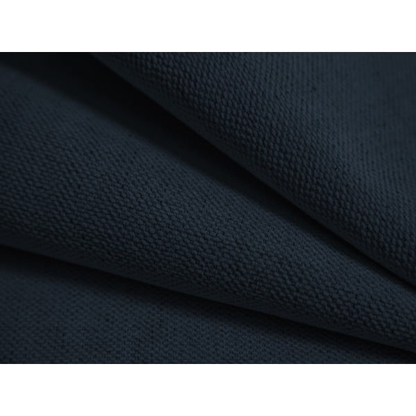 Tamno plavi tapecirani bračni krevet s prostorom za odlaganje/bez uzglavlja s podnicom 140x200 cm Susan – Micadoni -image-4