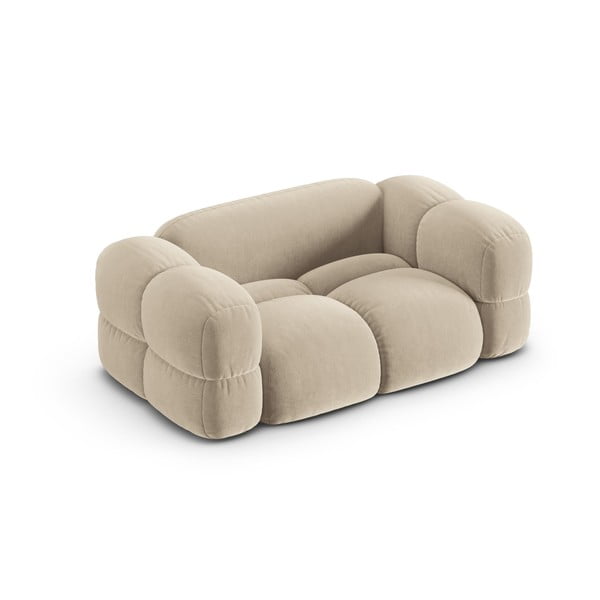 Bež baršunasti sofa 180 cm Loretto – Cosmopolitan Design-image-3