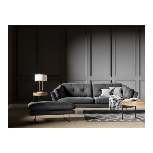 Tamnosiva baršunasta sofa Windsor & Co Sofas Gravity-image-4