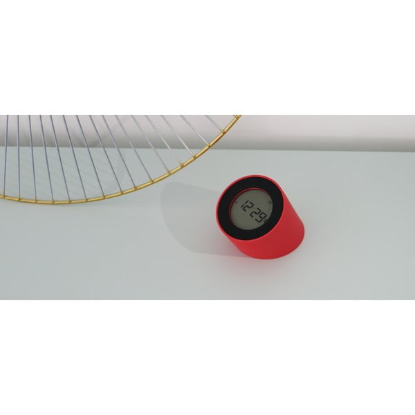 Crvena budilica s LED zaslonom Gingko Edge-image-1