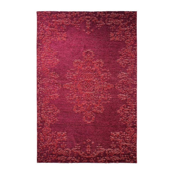 Dvostrani tepih od crvenog vina Vitaus Lauren, 77 x 200 cm