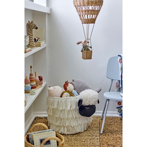 Bijela tekstilna dječja kutija za pohranu 40x25x30 cm Dolly – Bloomingville Mini-image-2