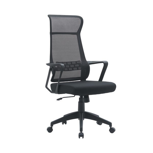 Crna podstavljena uredska stolica Hoboken – Yes Everyday