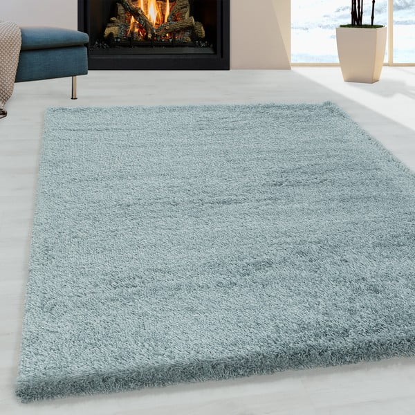 Plavi tepih 80x150 cm Fluffy – Ayyildiz Carpets-image-1