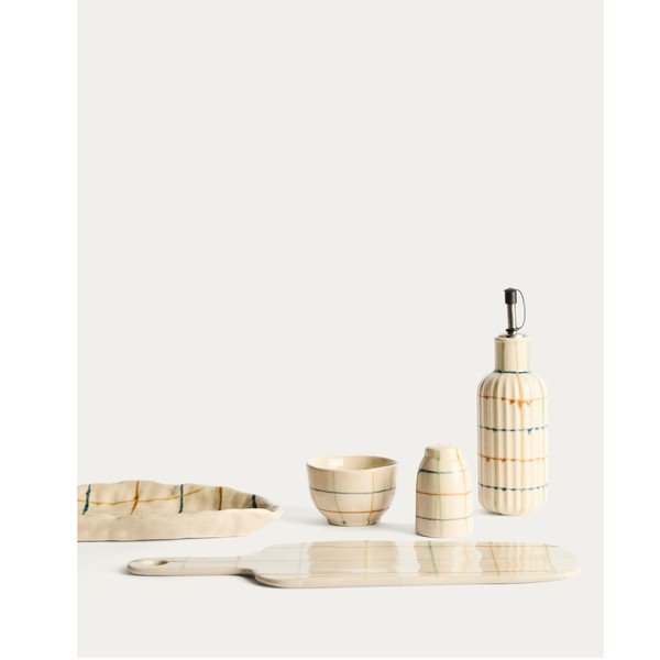 Keramički pladanj 13x32 cm Belor – Kave Home-image-1