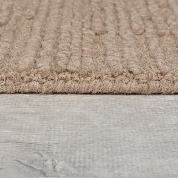 Bež ručno rađen vunen tepih 120x170 cm Harris Boucle – Flair Rugs-image-4