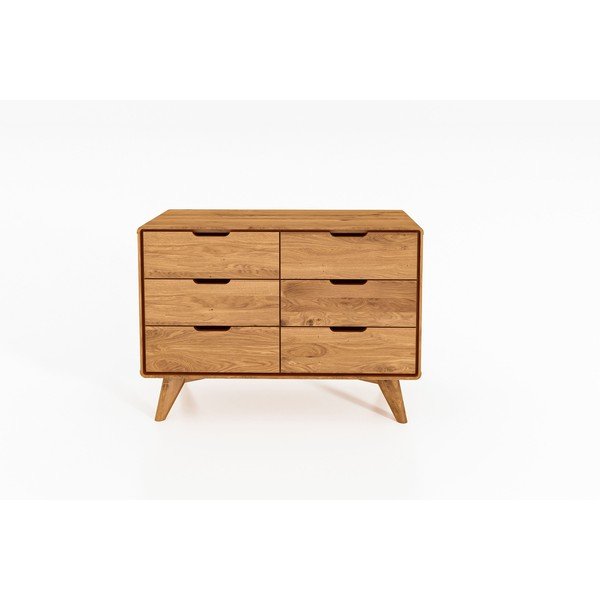 Niska hrastova komoda 90x63 cm Greg - The Beds-image-1