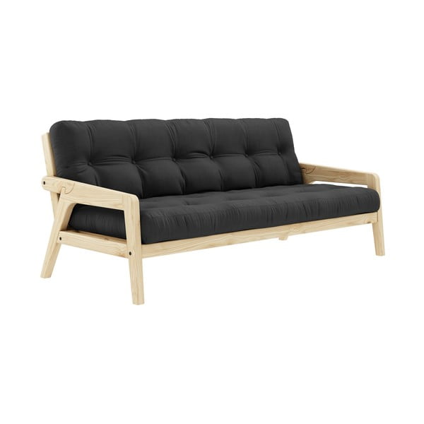 Promjenjiva sofa 204cm Karup Design Grab Natural Clear/Tamnosiva-image-3