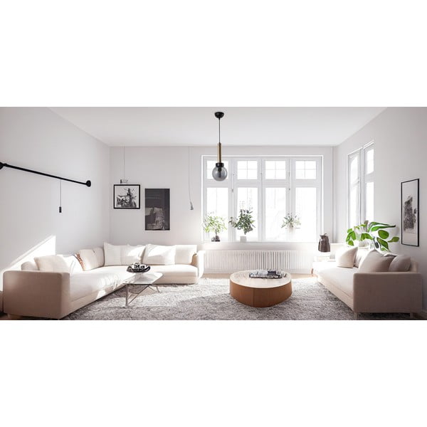 Viseća svjetiljka sa staklenim sjenilom ø 15 cm Cota – Squid Lighting-image-1