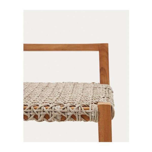 Vrtna barska stolica od masivnog drveta u prirodnoj boji Giverola – Kave Home-image-4