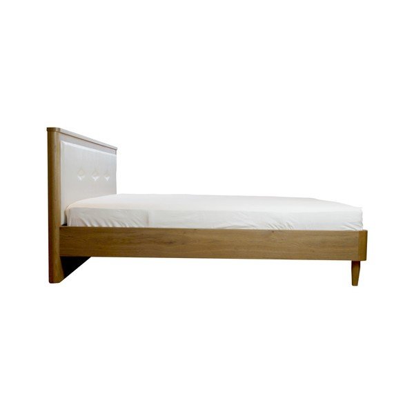 Bijeli bračni krevet Mazzini Beds Scandi, 140 x 200 cm-image-2