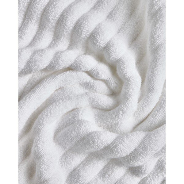 Bijeli pamučan ručnik od frotira 70x140 cm Navira – Kave Home-image-4