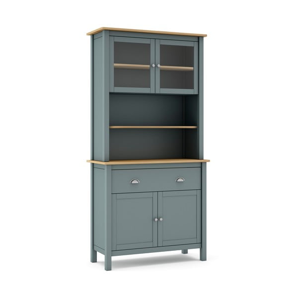 Kredenc prljavo zeleni od masivnog bora 90x180,5x40 cm Misti – Marckeric-image-2