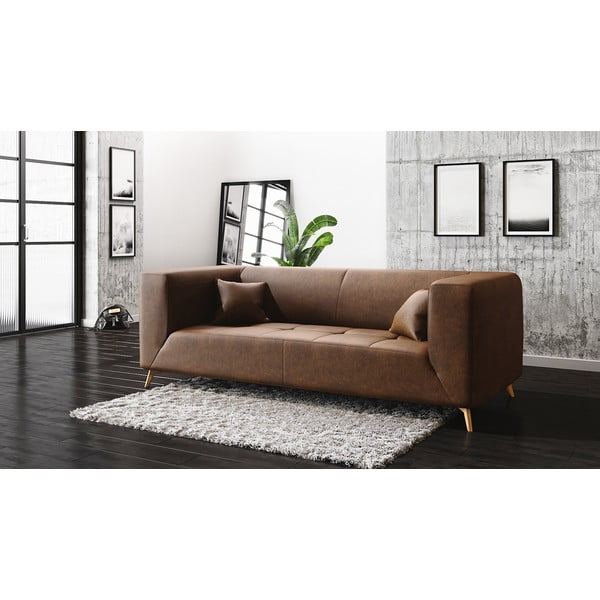 Medeno žuta garnitura MESONICA Toro, 217 cm-image-1