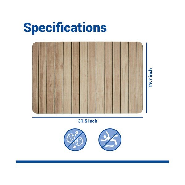 Kupaonska prostirka od dijatomita u prirodnoj boji 50x80 cm Lepiana – Wenko-image-3