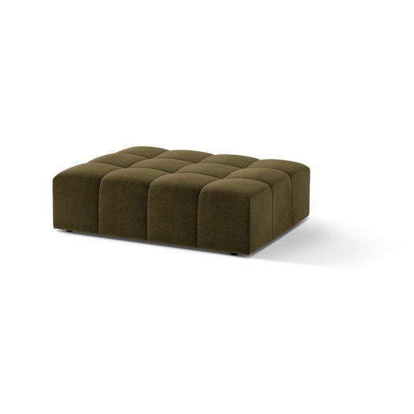 Kaki zeleni baršunast tabure Chicago – Cosmopolitan Design-image-1
