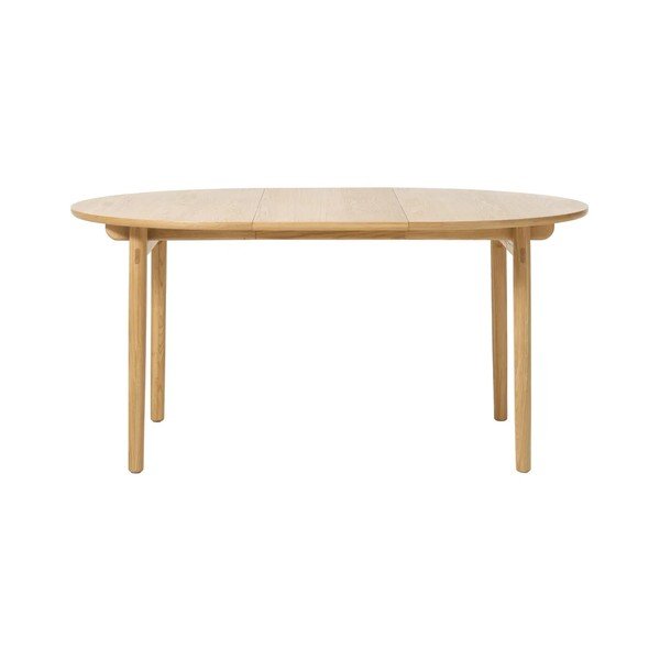 Okrugli sklopivi blagovaonski stol u dekoru hrasta ø 120 cm Carno - Unique Furniture-image-2