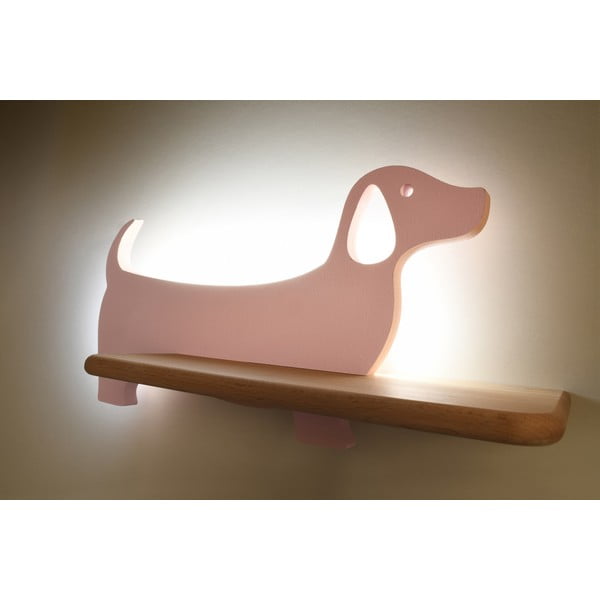 Ružičasta dječja lampa Dog - Candellux Lighting-image-1