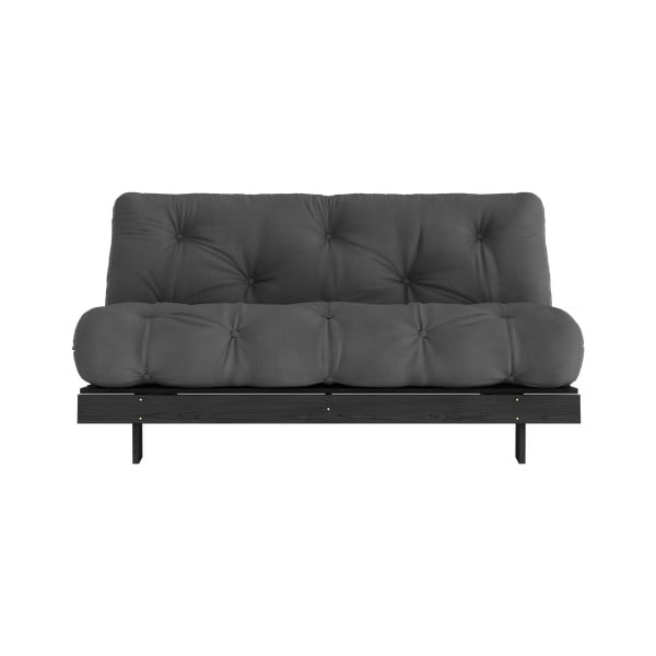 Tamno siva sklopiva sofa 160 cm Roots Black Night – Karup Design-image-3