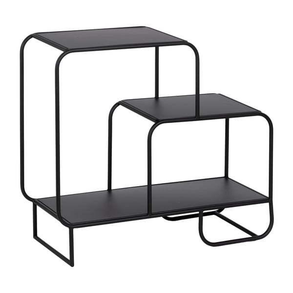 Crni metalni regal 72x68 cm Sleco – Ixia