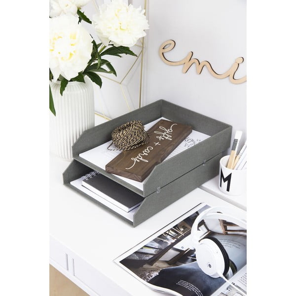 Kartonski uredski organizatori u setu 2 kom za dokumente Hakan – Bigso Box of Sweden-image-1