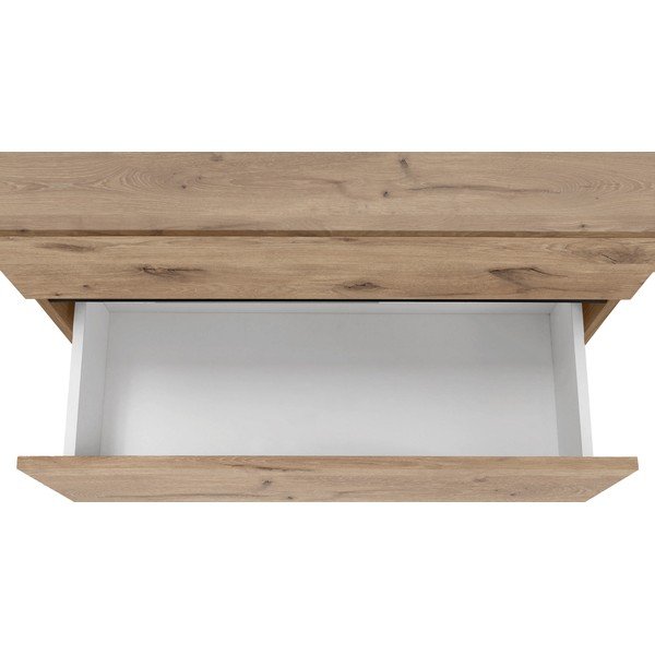 Ormarić za ispod umivaonika u dekoru hrasta u prirodnoj boji 80x55 cm Wisla – Støraa-image-1