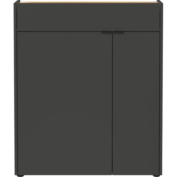 Antracitno sivi ormarić 82x102x22 cm Ameca – Germania-image-1