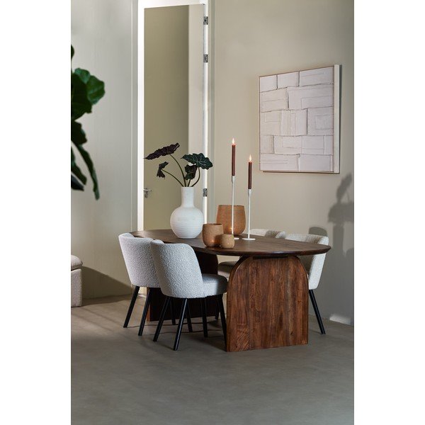 Blagovaonski stol od masivnog bagrema 100x220 cm Indore – Light & Living-image-2