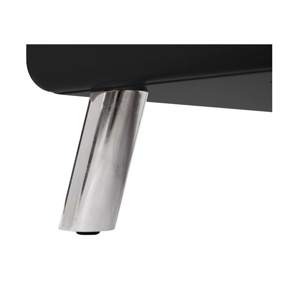 Crni TV stol Tenzo Cobra, širine 118 cm-image-1