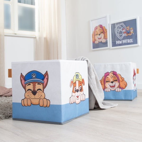 Tekstilni organizatori za dječje igračke u setu 2 kom 27x27x27 cm Paw Patrol – Roba-image-3
