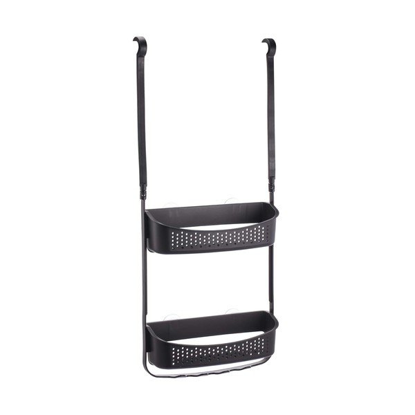 Mat crna plastična viseća kupaonska polica Vesper – douceur d'intérieur-image-3