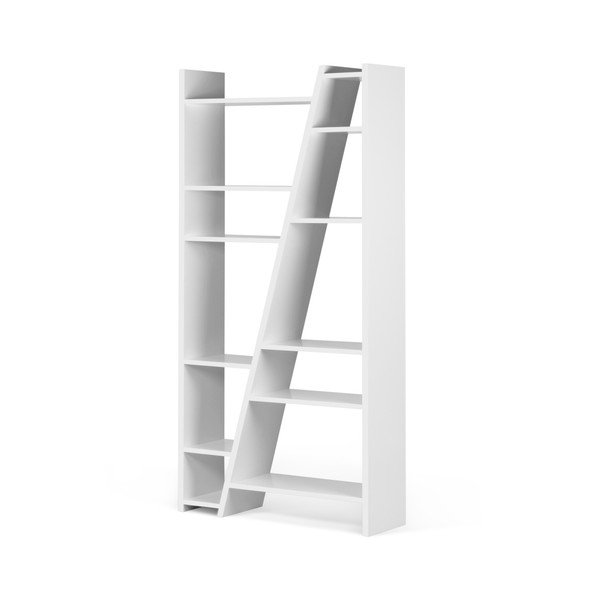 Bijeli stalak za knjige TemaHome Delta-image-3