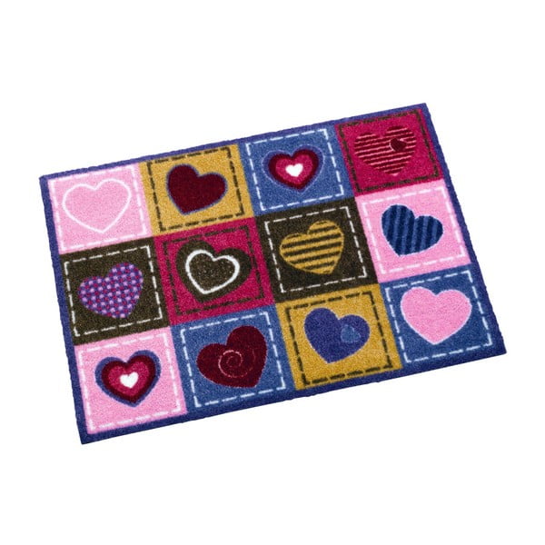Ljubičasto-ružičasti tepih Zala Living Hearts, 50x70 cm