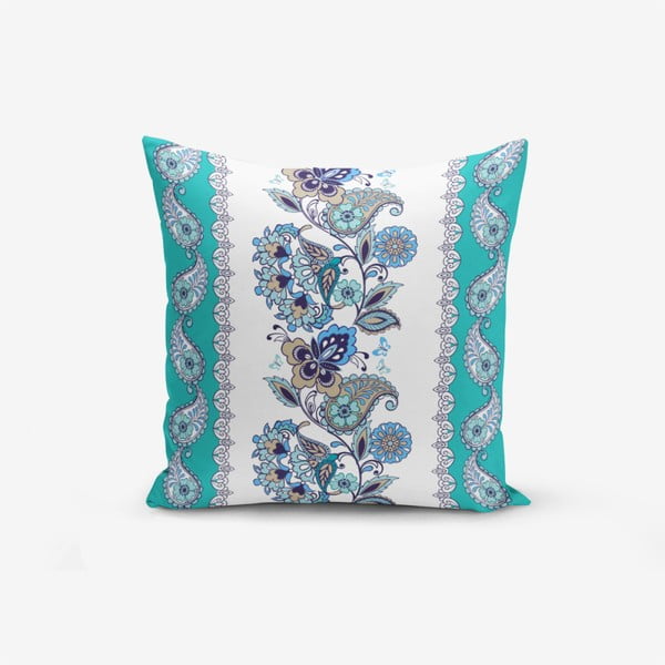 Pamučna navlaka za jastuk Minimalističke navlake za jastuke Blue Cami Cinisi, 45 x 45 cm